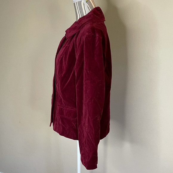 CHICO’s single breasted velour jacket blazer 2 - Picture 2 of 14
